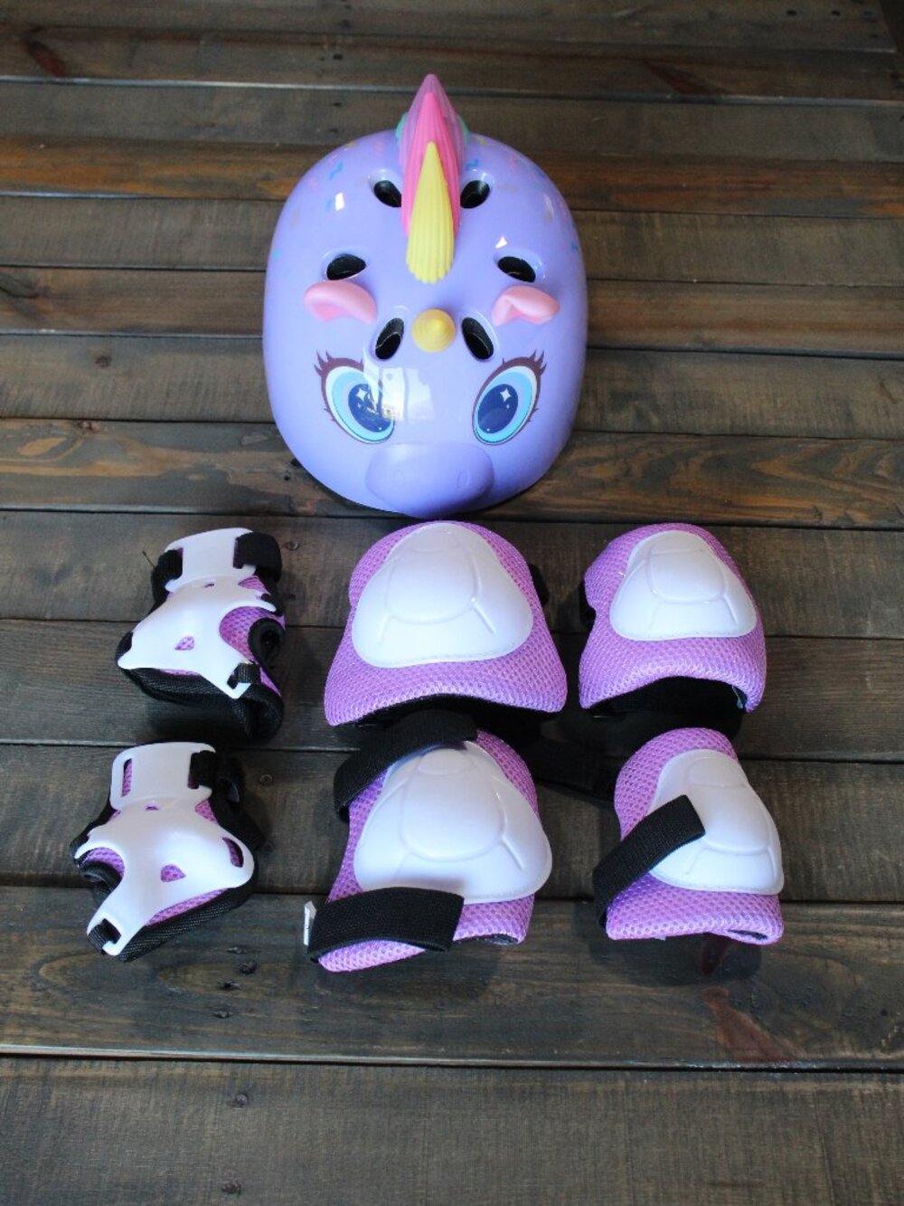 Kids Bike Helmet With Knee/Elbow Pads, Adjustable 3 Sizes